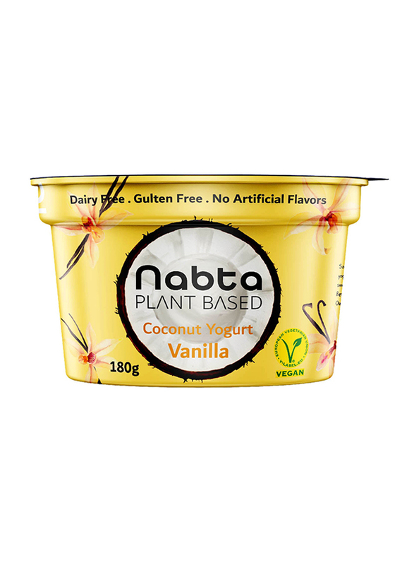 Nabta Plant Based Vanilla Coconut Yogurt, 180g