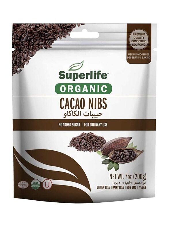 

Superlife Cocoa Nibs, 200g