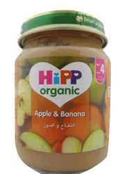 Hipp Organic Apple and Banana Puree Food, 125g