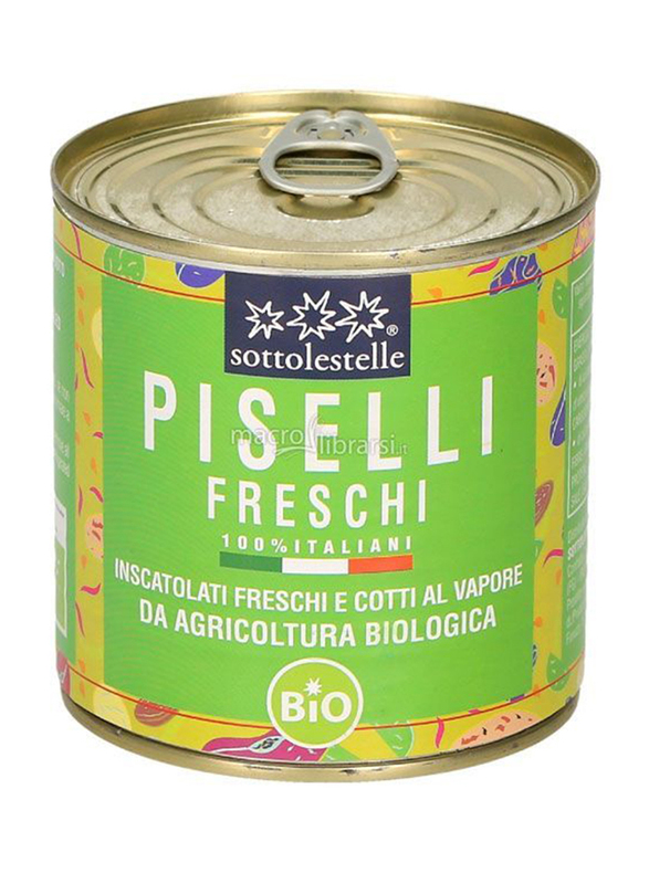 Sottolestelle Organic 100% Italian Fresh Peas, 340g