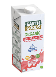 Earth Goods Organic Semi-Skimmed Low Fat Cow Milk, 1 Liter