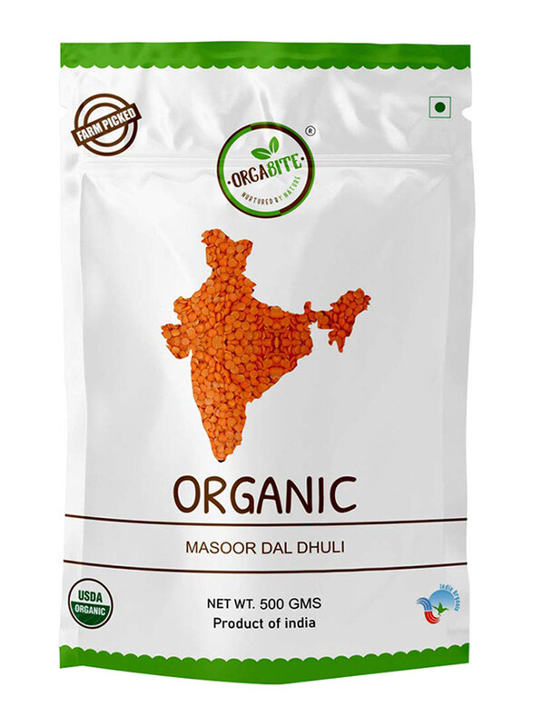 

Orgabite Organic Masoor Malka Split, 500g