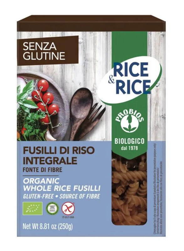 

Probios Rice&Rice Whole Rice Fusilli, 250g