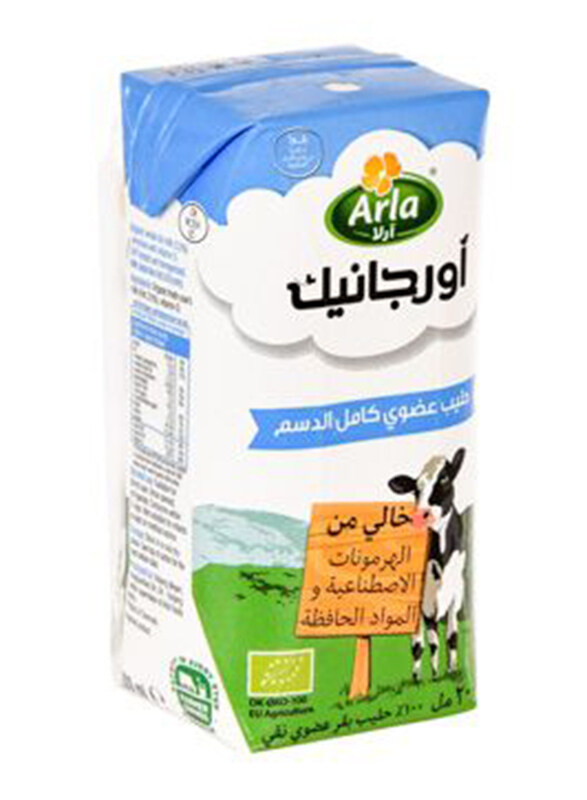 

Arla Organic Full Fat Milk, 200ml