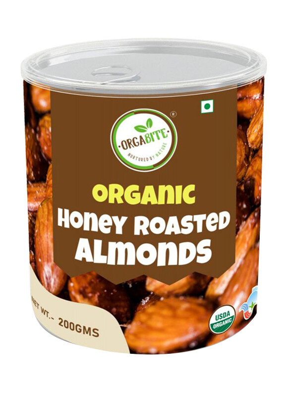 

Orgabite Organic Honey Roasted Almonds, 200g