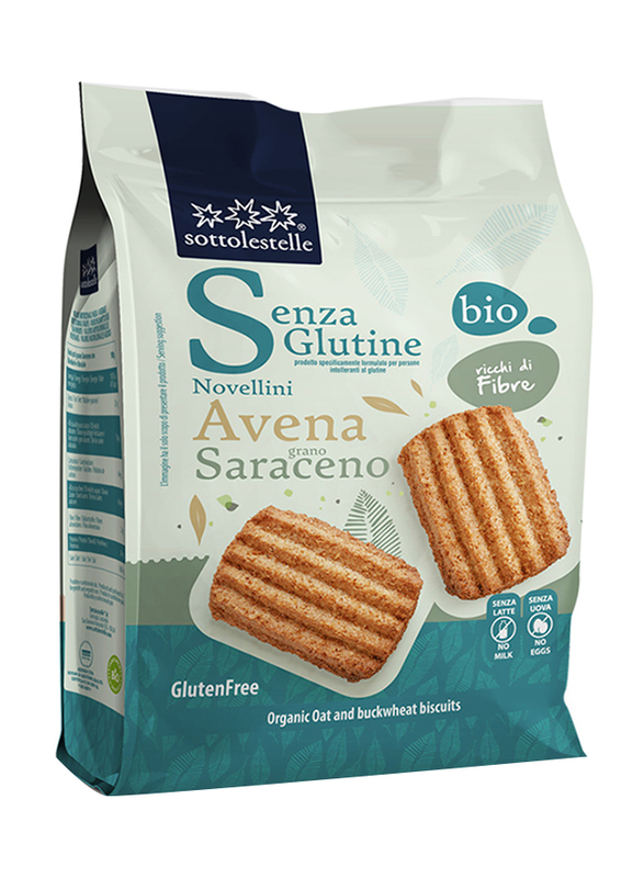 Sottolestelle Organic Novellini Oats and Buckwheat Biscuits, 250g
