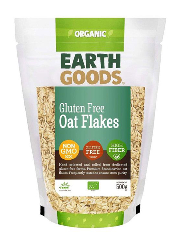 Earth Goods Organic Gluten-free Oat Flakes, 500g