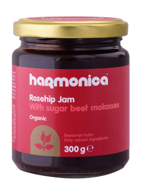 Harmonica Organic Rosehip Marmalade with Sugar Beet Molasses, 300g