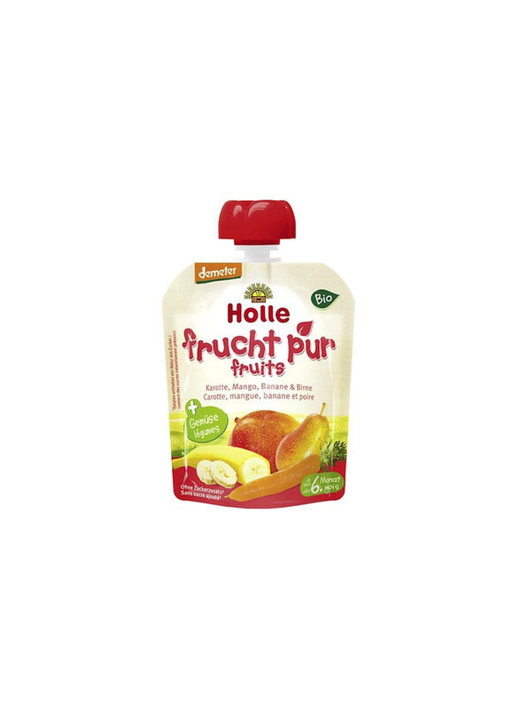 

Holle Carrot Mango Banana & Pear, 0-6 Months, 90g
