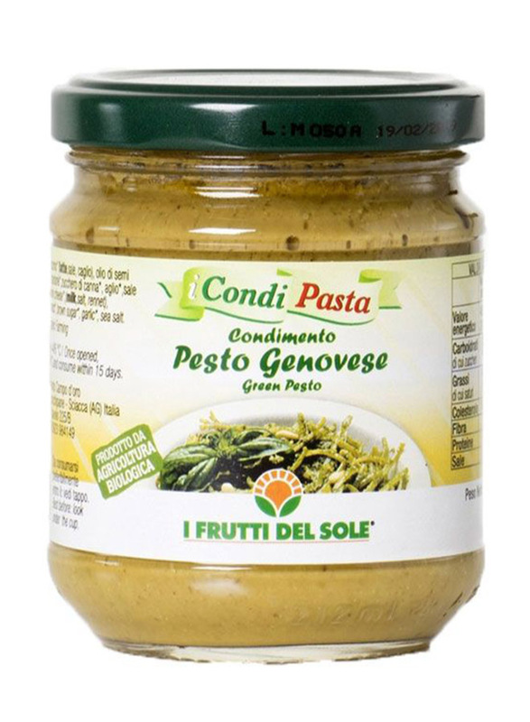 I Frutti Del Sole Organic Green Pesto, 180g