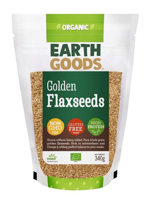 

Earth Goods Golden Flaxseeds, 340g