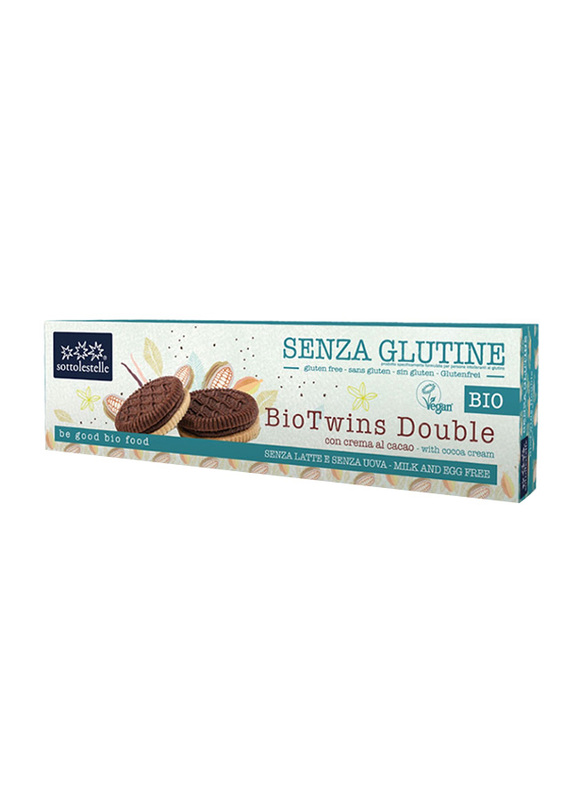 Sottolestelle Organic Biotwins Double with Cocoa Cream, 125g