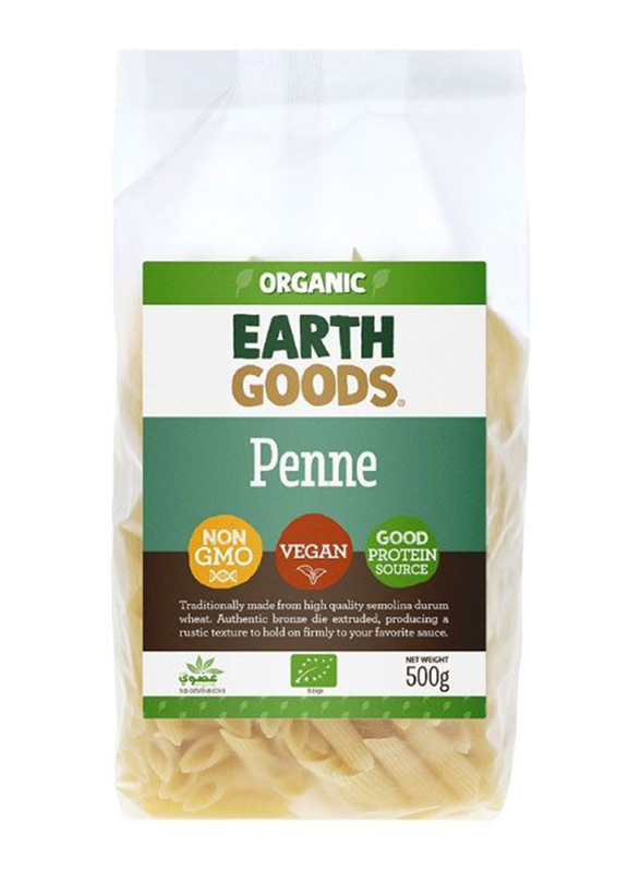 Earth Goods Organic Penne Pasta, 500g