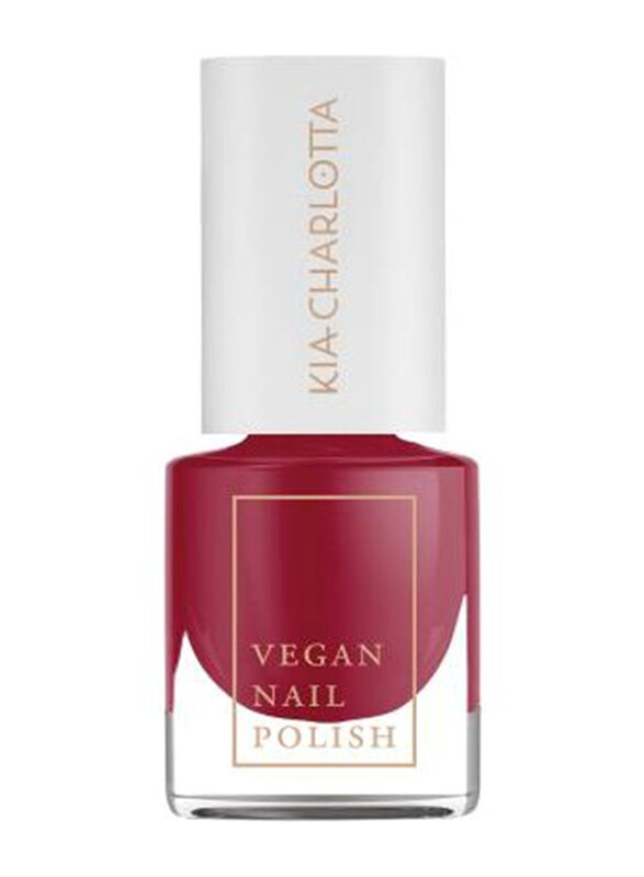 Kia Charlotta Vegan Nail Polish, 5ml, Midsummer Magic, Red