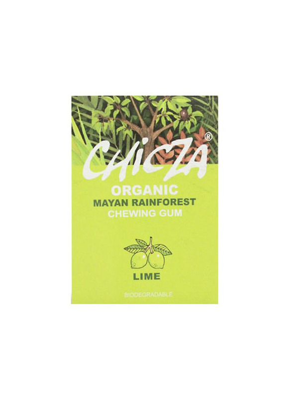 Chicza Organic Mayan Rainforest Mexican Lime Chewing Gum, 30g