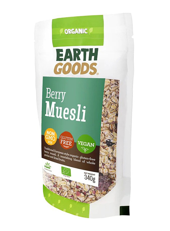 Earth Goods Organic Gluten-free Berry Muesli, 340g