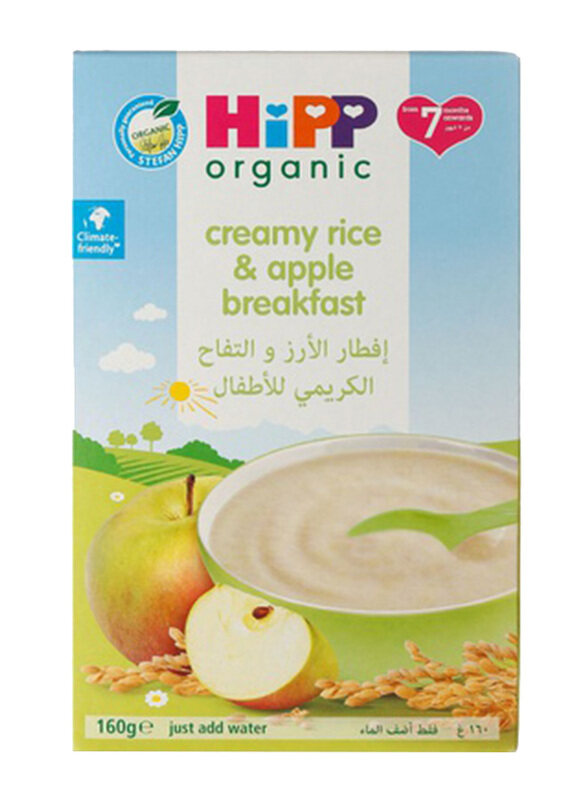 

Hipp Creamy Rice & Apple Breakfast, 160g