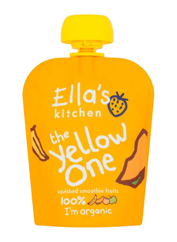 Ella's Kitchen Organic The Yellow One Squished Smoothie Fruits, 90g