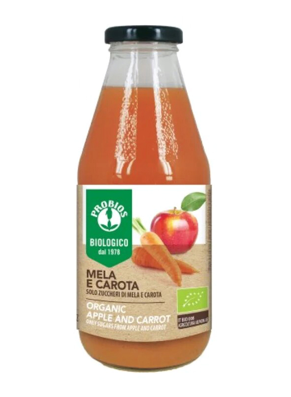 Probios Organic Apple and Carrot Juice, 500ml