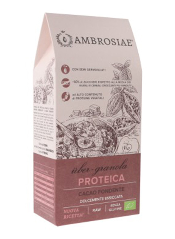 Ambrosiae Dark Cacao Protein Granola, 250g