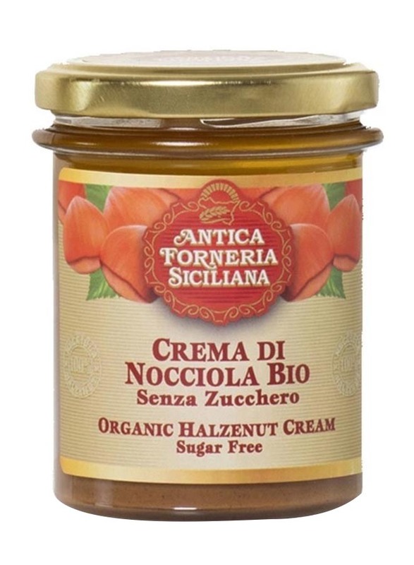 

Antica Forneria Siciliana Organic Sicilian Hazelnut Cream Without Sugar, 180 g