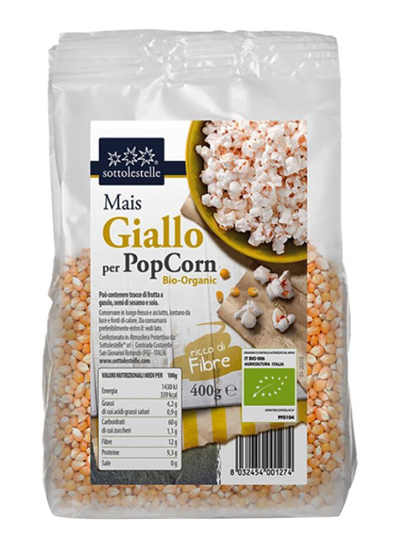 

Sottolestelle Organic Corn Yellow Pop Corn, 400g