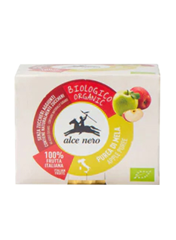 Alce Nero Organic Apple Puree, 2 x 100g