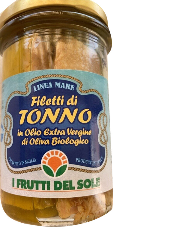 

I Frutti Del Sole Tuna Fillet in Organic Extra Virgin Olive Oil, 300g