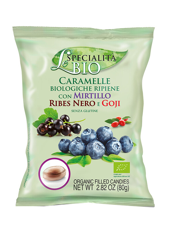 

Le Specialita Organic Candy Blueberry Blackcurrant & Goji, 80g