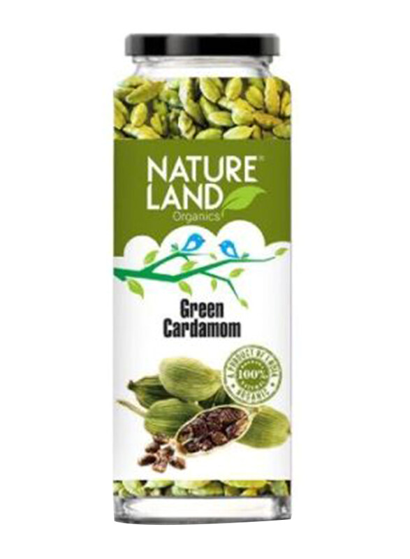 

Nature Land Organic Green Cardamom, 75g