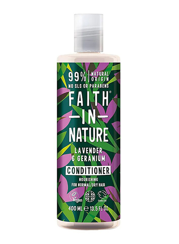 

Faith in Nature Lavender and Geranium Conditioner for All Hair Types, 400ml