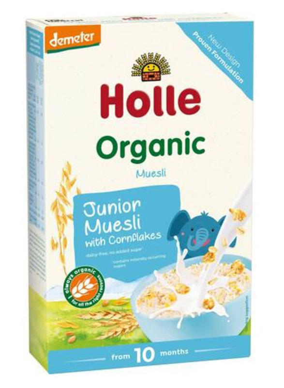 Holle Organic Junior Muesli with Cornflakes, 10+ Months, 250g