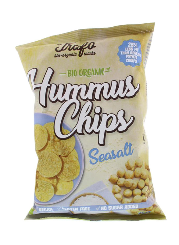 Trafo Bio Organic Hummus Crisps Seasalt, 6 x 75g