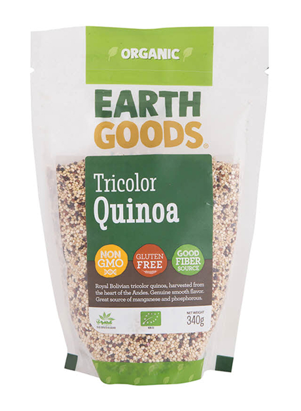 Earth Goods Organic Tricolor Quinoa, 340g