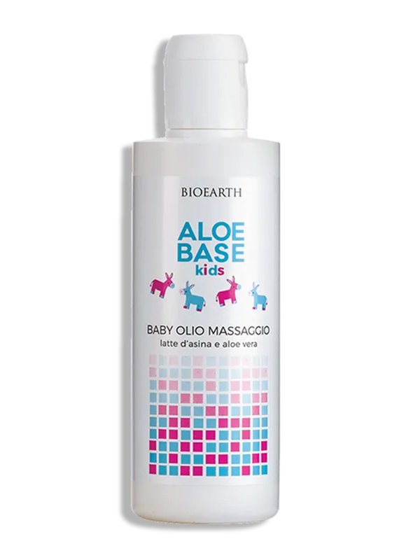 Bioearth 200ml Aloe Base Kids Massage Oil For Babies