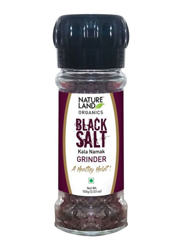 Nature Land Black Salt Grinder, 100g