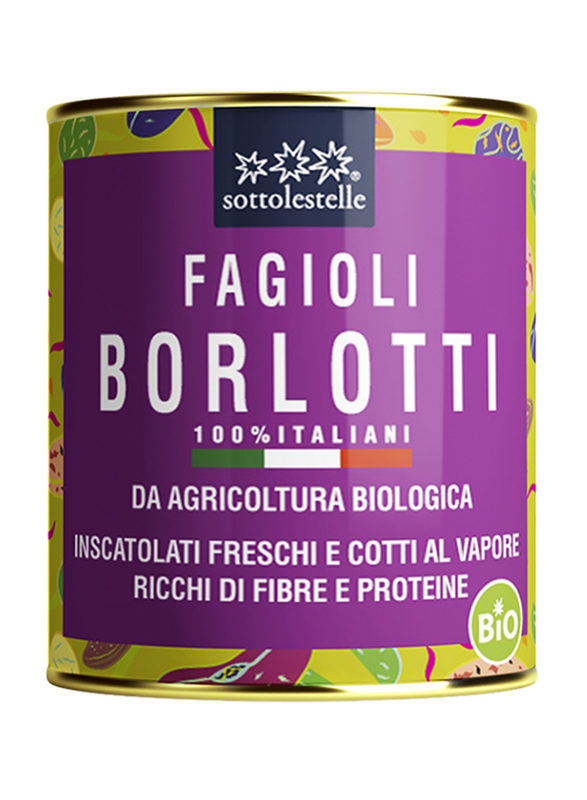 Sottolestelle Organic Fresh Italian Ready Made Borlotti Beans, 400g