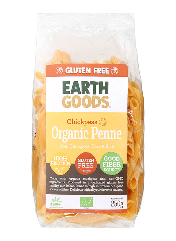 Earth Goods Organic Chickpeas Penne, 250g