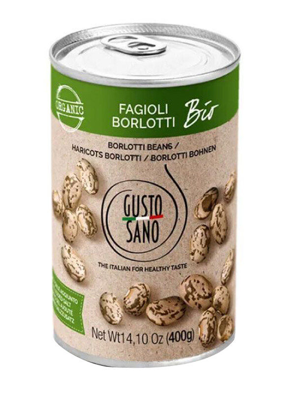 

Gusto Sano Organic Borlotti Beans, 400g