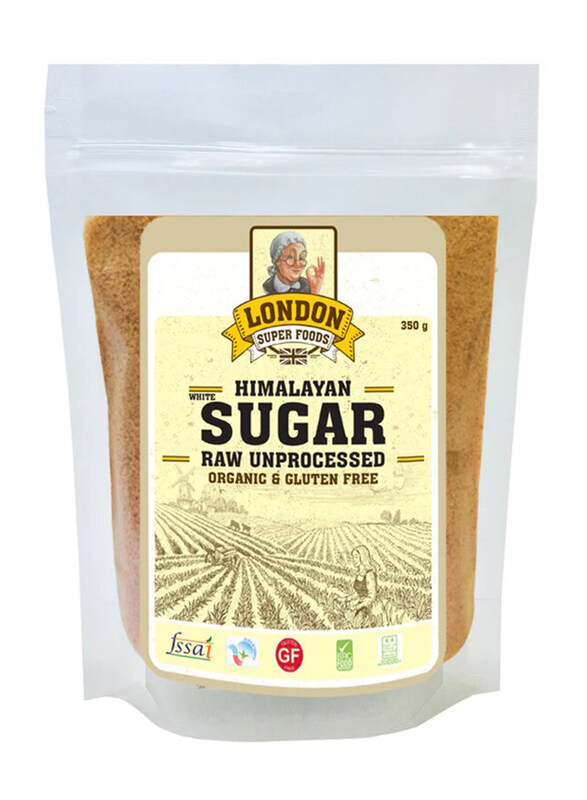 

London Super Foods Organic Himalayan Unprocessed Raw Sugar, 350g