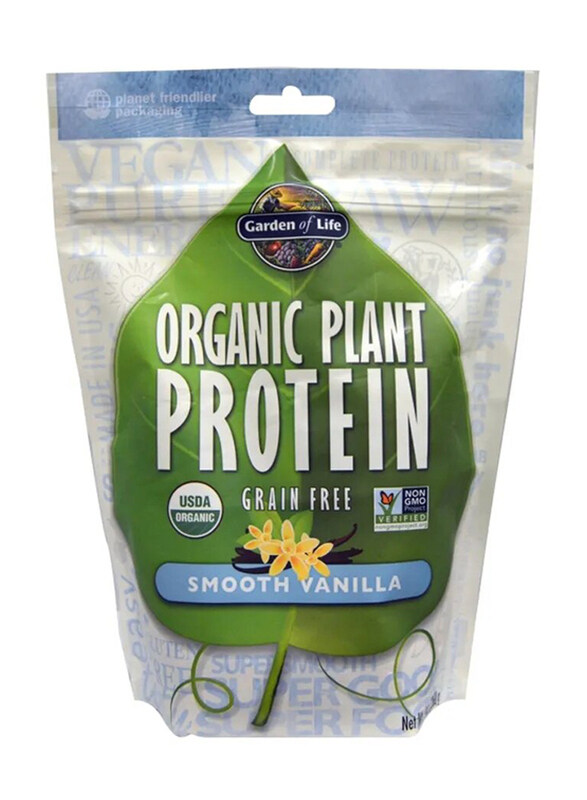 

Garden of Life Organic Plant Protein, 9oz, Smooth Vanilla