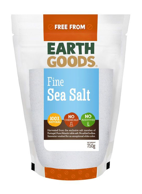 Earth Goods Organic Fine Sea Salt, 750g