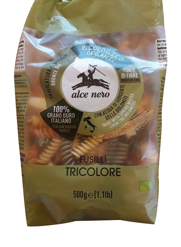 

Alce Nero Organic Durum Tricolour Fusilli Pasta, 500g