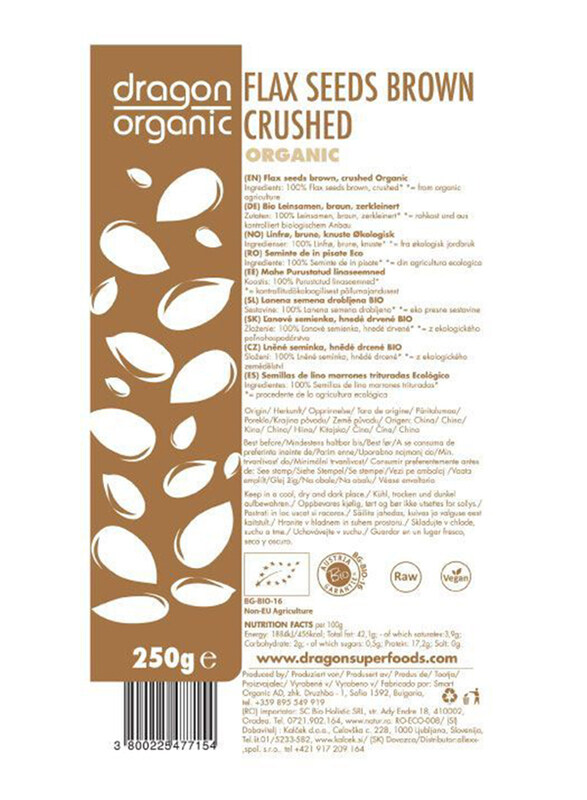 

Dragon Superfoods Crushed Flax Seeds, 250g