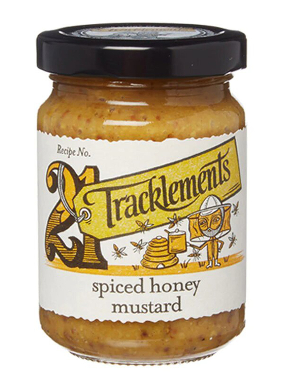 Tracklements Organic Spiced Honey Mustard Non GMO, 140g