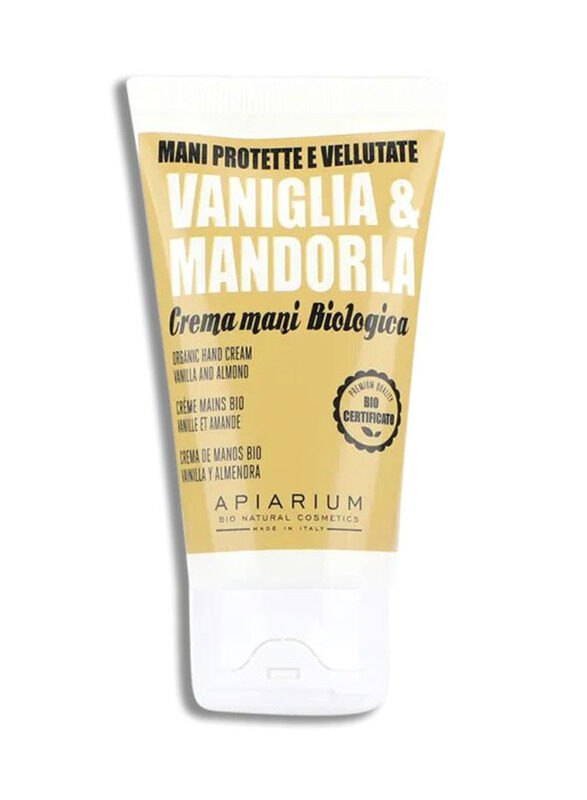 

Apiarium Protective & Soothing Vanilla & Almond Organic Hand Cream, 50ml