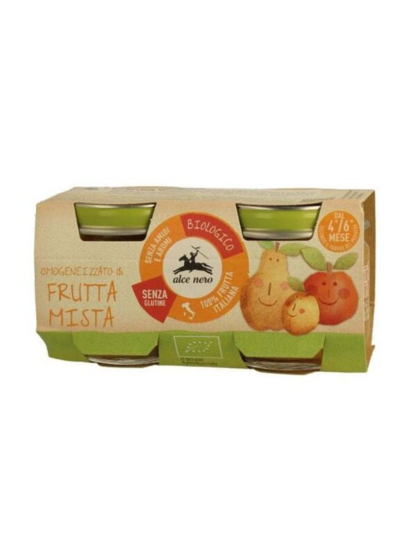 

Alce Nero Organic Mixed Fruits Baby Puree, 160g