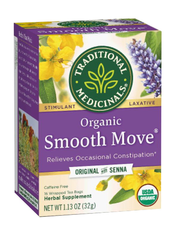 Traditional Medicinals Senna Smooth Move Tea, 16 Tea Bags