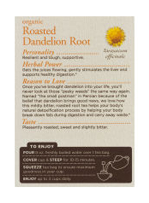 Traditional Medicinals Organic Roasted Dandelion Root Tea, 16 Tea Bags