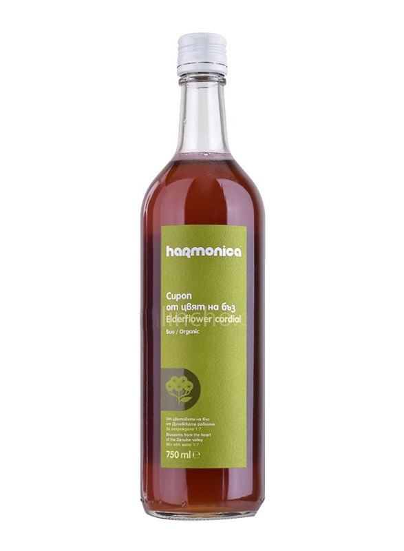 Harmonica Organic Elderflower Cordial, 750ml